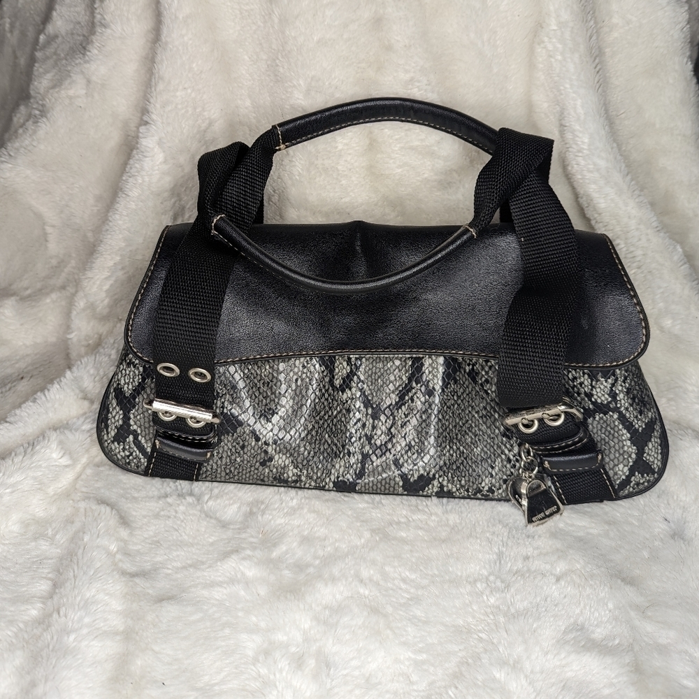 Nine West║y2k Snakeskin Shoulder Bag
